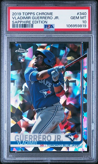 2019 Topps Chrome Sapphire Edition 340 Vladimir Guerrero Jr. PSA 10