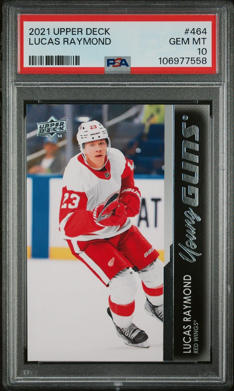 2021-2022 Upper Deck 464 Lucas Raymond PSA