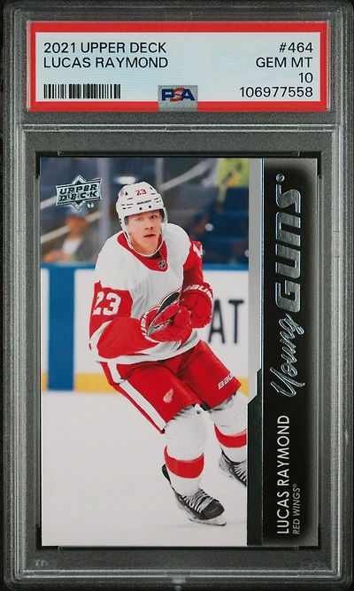 2021-2022 Upper Deck 464 Lucas Raymond PSA