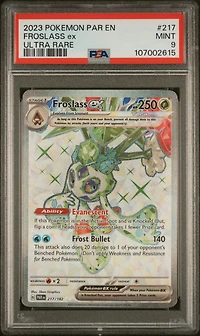 2023 Pokemon Par En-paradox Rift 217 Froslass Ex Ultra Rare PSA