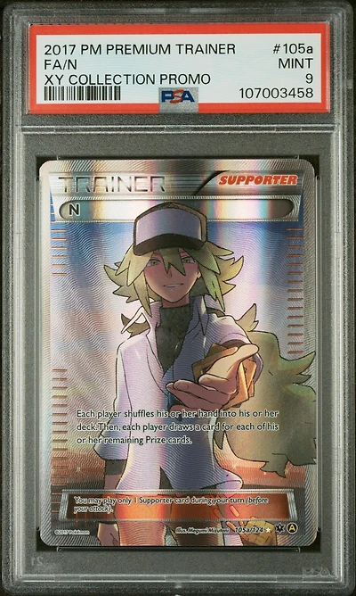 2017 Pokemon Premium Trainer Xy Collection Promo 105a Full Art/n PSA