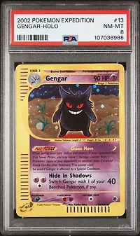 2002 Pokemon Expedition 13 Gengar-holo PSA