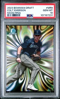 2023 Bowman Draft Mood Ring Mr9 Colt Emerson PSA 10