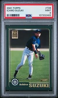 2001 Topps 726 Ichiro Suzuki PSA