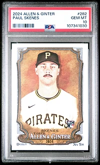 2024 Topps Allen & Ginter 282 Paul Skenes PSA 10
