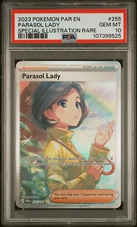 2023 Pokemon Par En-paradox Rift 255 Parasol Lady Special Illustration Rare PSA