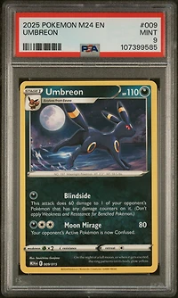 2025 Pokemon M24 En-mcdonald's Collection 009 Umbreon PSA