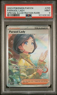 2023 Pokemon Par En-paradox Rift 255 Parasol Lady Special Illustration Rare PSA