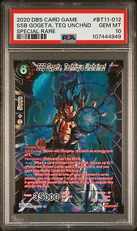 2020 Dragon Ball Super Card Game Series 11 Vermilion Bloodline Bt11-012 Ssb Gogeta
