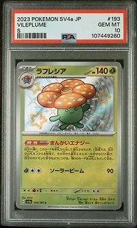 2023 Pokemon Japanese Sv4a-shiny Treasure Ex 193 Vileplume S PSA 10