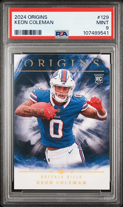 2024 Panini Origins 129 Keon Coleman PSA 9