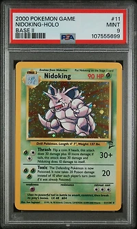 2000 Pokemon Game Base Ii 11 Nidoking-holo PSA