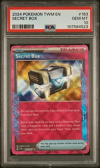 2024 Pokemon Twm En-twilight Masquerade 163 Secret Box PSA 10