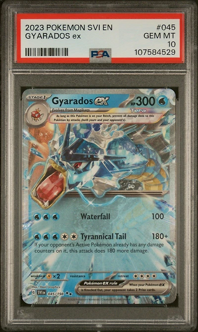 2023 Pokemon Svi En-scarlet & Violet Gyarados Ex PSA