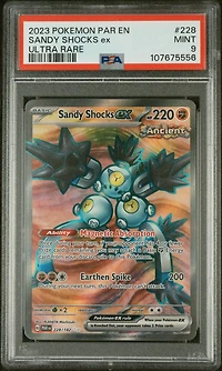 2023 Pokemon Par En-paradox Rift 228 Sandy Shocks Ex Ultra Rare PSA