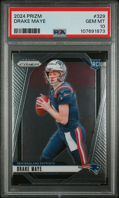2024 Panini Prizm 329 Drake Maye PSA