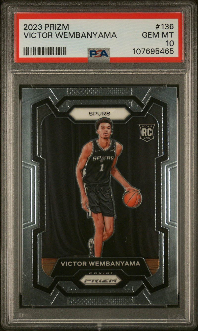2023 Panini Prizm 136 Victor Wembanyama PSA