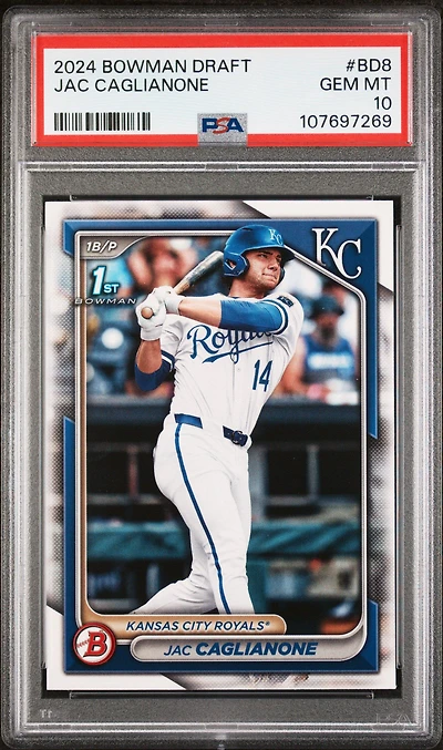 2024 Bowman Draft Bd8 Jac Caglianone PSA