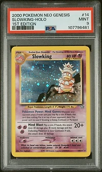 2000 Pokemon Neo Genesis 1st Edition 14 Slowking-holo PSA