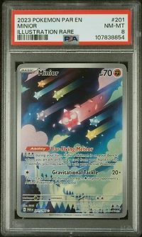 2023 Pokemon Par En-paradox Rift 201 Minior Illustration Rare PSA