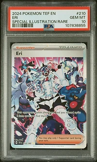 2024 Pokemon Tef En-temporal Forces 210 Eri Special Illustration Rare PSA