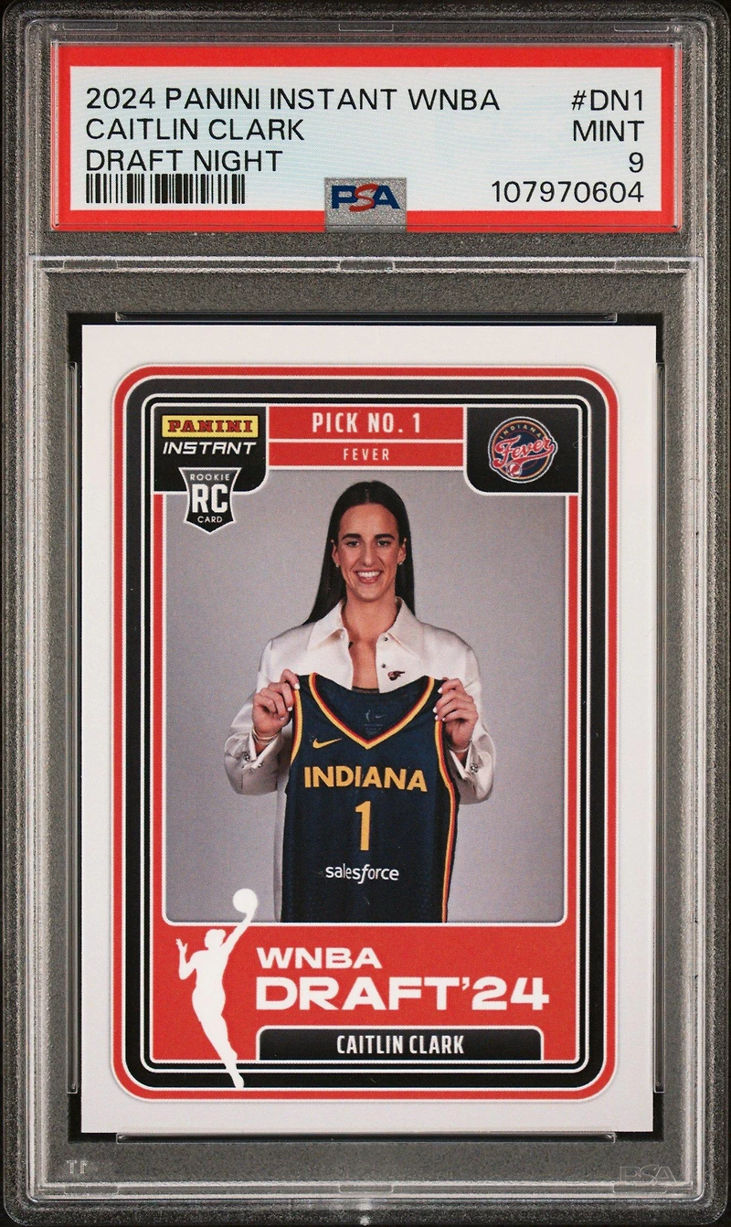 2024 Panini Instant Wnba Draft Night Dn1 Caitlin Clark PSA