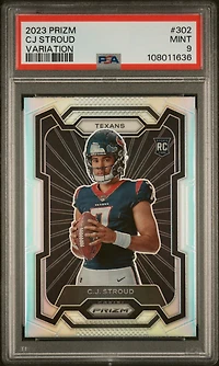 2023 Panini Prizm 302 Cj Stroud Variation PSA