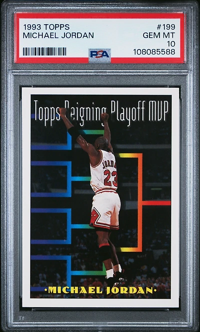 1993 Topps 199 Michael Jordan PSA
