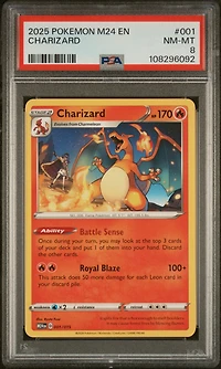 2025 Pokemon M24 En-mcdonald's Collection 001 Charizard PSA