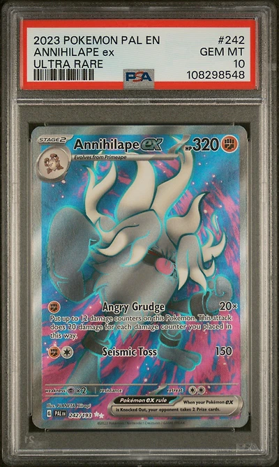 2023 Pokemon Pal En-paldea Evolved 242 Annihilape Ex Ultra Rare PSA 10
