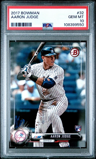 2017 Bowman 32 Aaron Judge PSA