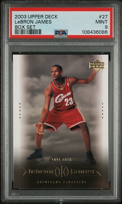 2003 Upper Deck Lebron James Box Set Lebron James PSA