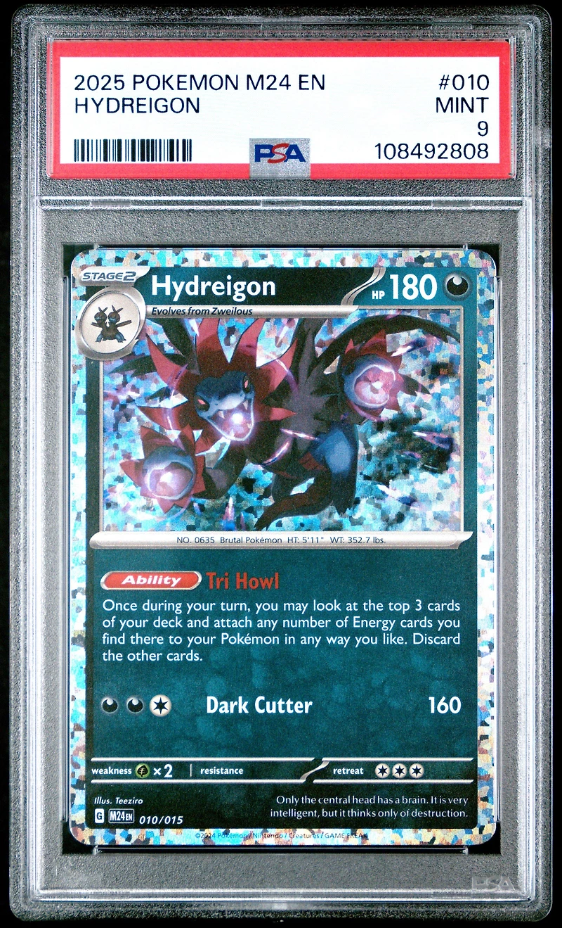 2025 Pokemon M24 En-mcdonald's Collection 010 Hydreigon PSA