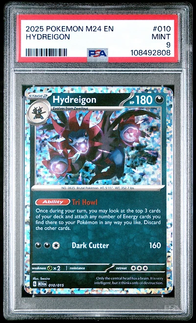 2025 Pokemon M24 En-mcdonald's Collection 010 Hydreigon PSA