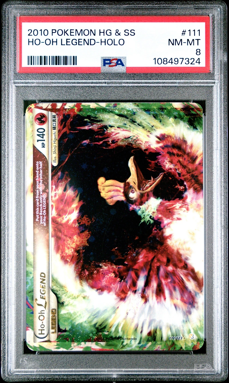 2010 Pokemon Heartgold & Soulsilver 111 Ho-oh Legend-holo PSA