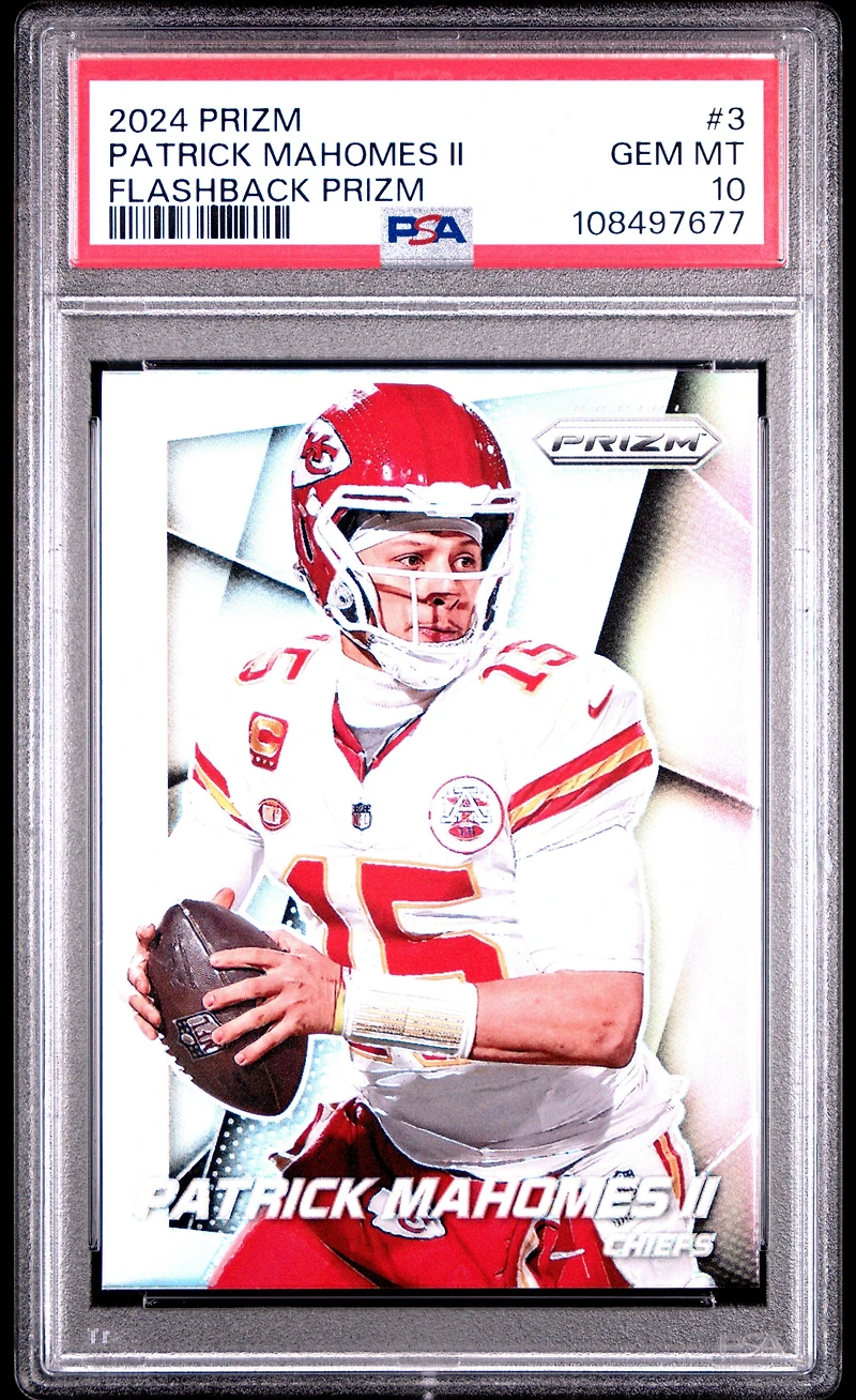 2024 Panini Prizm Prizm Flashback 3 Patrick Mahomes Ii PSA 10