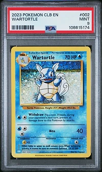 2023 Pokemon Clb-trading Card Game Classic Blastoise & Suicune Ex Deck 002 Wartortle PSA