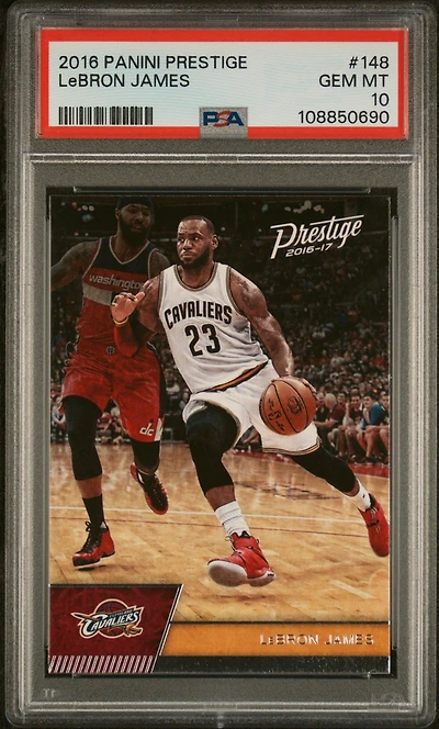 2016 Panini Prestige 148 Lebron James PSA 10