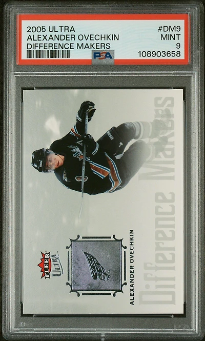 2005 Ultra Difference Makers Dm9 Alexander Ovechkin PSA 9