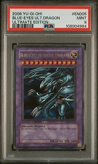 2006 Yu-gi-oh! Ultimate Edition En005 Blue-eyes Ultimate Dragon PSA