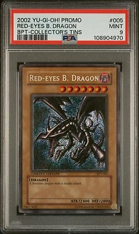 2002 Yu-gi-oh! Promo Bpt-collector's Tins 005 Red-eyes B. Dragon PSA 9