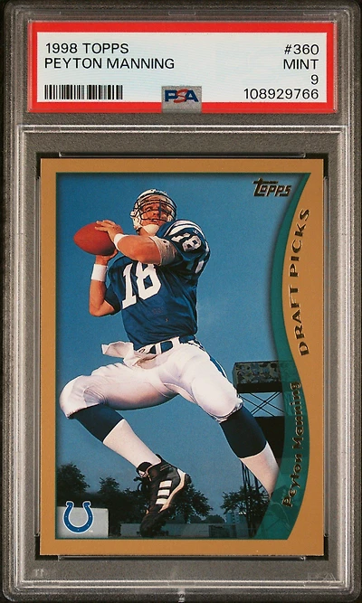 1998 Topps 360 Peyton Manning PSA