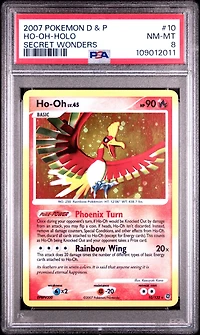 2007 Pokemon Diamond & Pearl Secret Wonders 10 Ho-oh-holo PSA