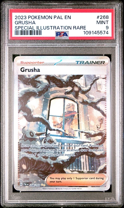 2023 Pokemon Pal En-paldea Evolved 268 Grusha Special Illustration Rare PSA