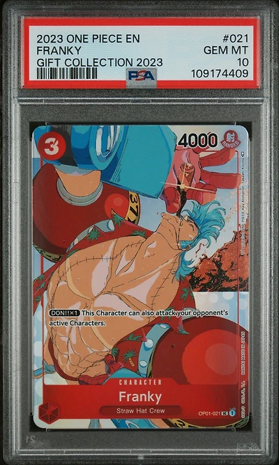 2023 One Piece Gift Collection 2023 021 Franky PSA 10