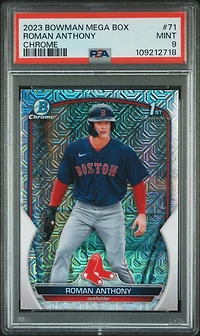 2023 Bowman Mega Box Chrome 71 Roman Anthony PSA 9