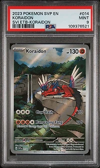 2023 Pokemon Svp En-sv Black Star Promo 014 Koraidon Scarlet & Violet Elite Trainer Box-koraidon PSA