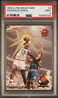 1992 Ultra Rejectors 4 Shaquille O'neal PSA 9