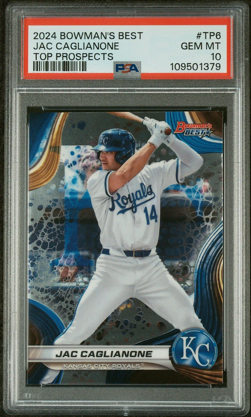 2024 Bowman's Best Top Prospects Tp6 Jac Caglianone PSA 10