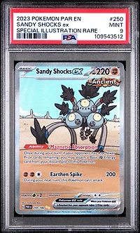 2023 Pokemon Par En-paradox Rift 250 Sandy Shocks Ex Special Illustration Rare PSA 9